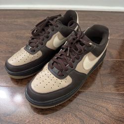 Nike Air Force 1'07 Brown/ Khaki Mens Size 9.5