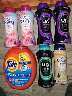 Tide pods and scent beads