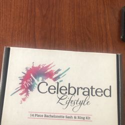 Bachelorette Sashes And Light Up Rings NEW