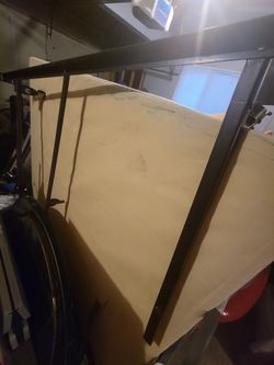 Free Black And Gold Headboard And Frame 