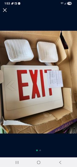 LED Commercial Exit Sign Brand New