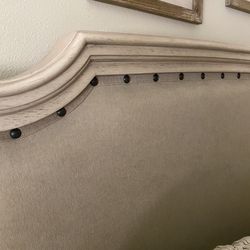 King size headboard with mattress