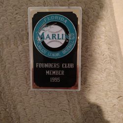 Florida Marlins 1995 Founders Club Member Paperweight