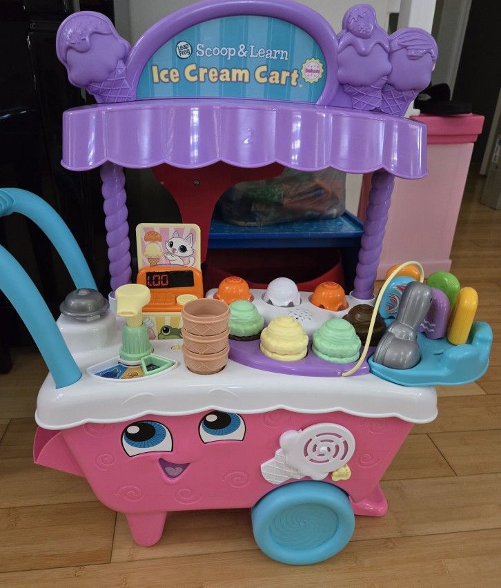 <Streamwood>Leap Frog Scoop And  Learn Ice Cream Deluxe Cart 