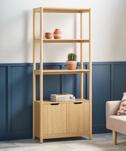 BOOKSHELF BOOKCASE CABINET STORAGE