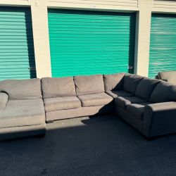 Ashley U Sectional Sofa with Chaise - Delivery Available!