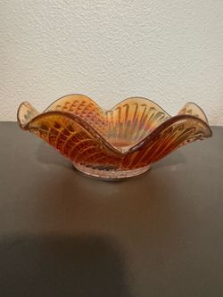 vintage carnival glass