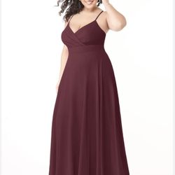 Lulu’s Deep Burgundy Maxi Dress