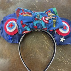 Captain America Customize Mickey Mouse Ears