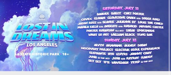 LOST IN DREAMS TIX FOR SALE