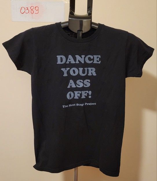 Anvil Organic Black T-Shirt - Size S (0389)