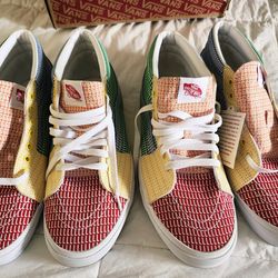 2-Pair VANS Off The Wall Sk8-M8d Men Pride Size 12
