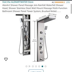 Shower Panel (WORTH $130 Selling It For $80)