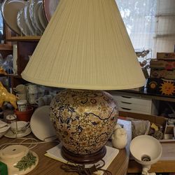 Antique Asian Table Lamp