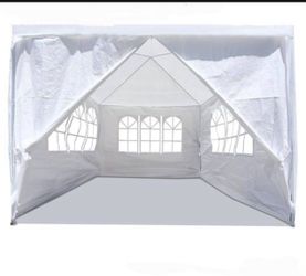 10'x10' Outdoor Canopy Tent Patio Camping Gazebo Storage Shelter Pavilion Cater Party Wedding BBQ Events Tent w/Removable Sidewalls