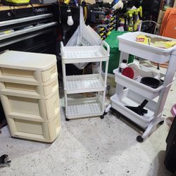 $30 For All Three Rolling Organization Caddy Caddies Rack