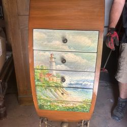Eliptical Antique Drawer 