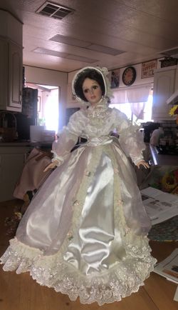 Antique glass doll