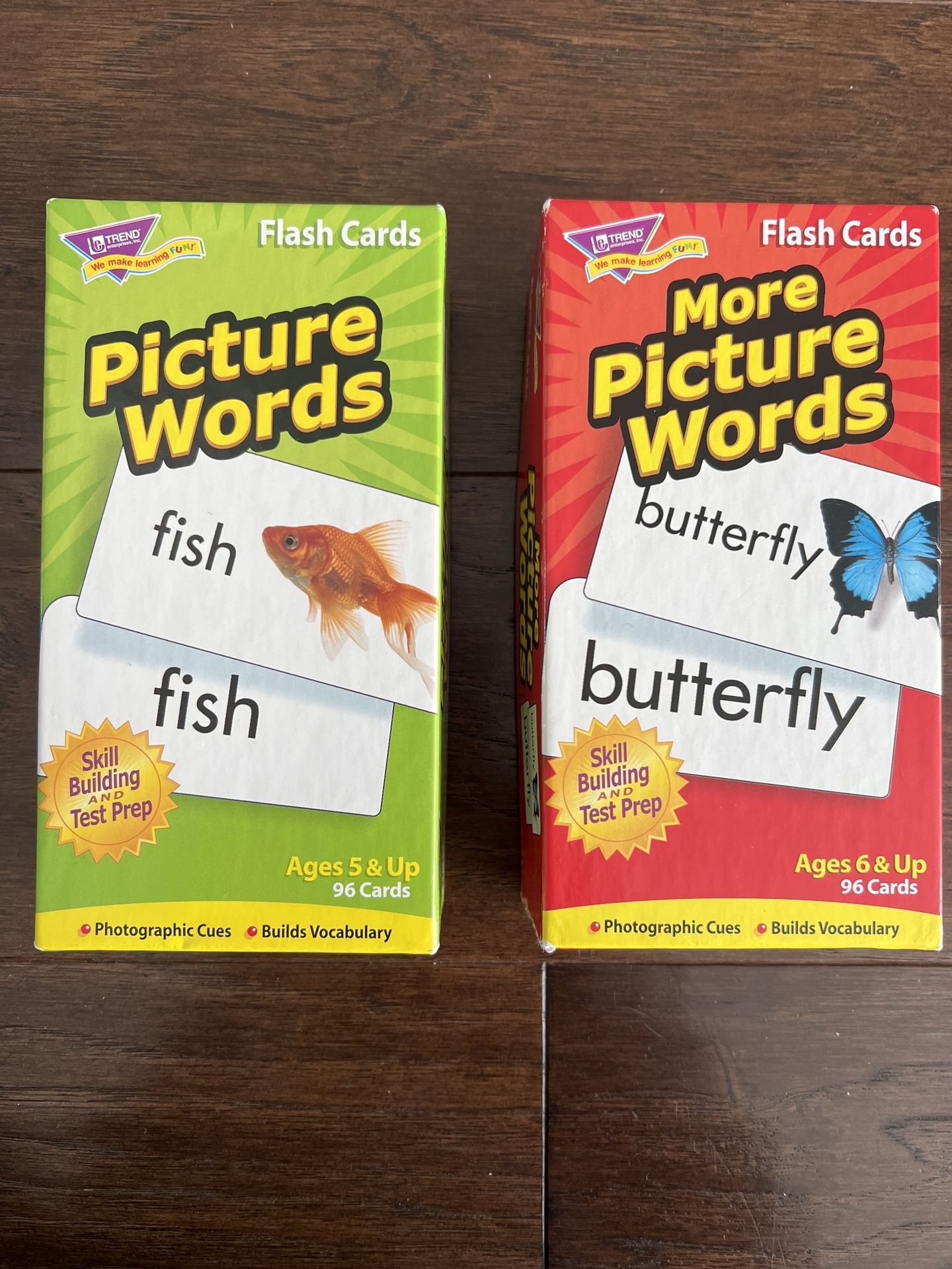 Picture Words Flash Cards