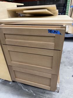 3 Drawer Base - 24”W x 34.5”H x 24”D