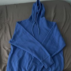 CITY STREETS Blue Hoodie for Men