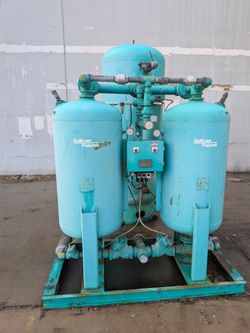 Industrial air dryer and compressor tanks