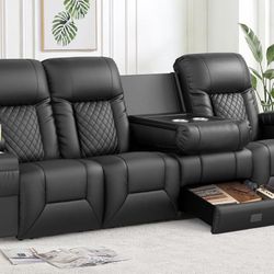 BRAND NEW 4 Seat dual Recliner Sofa 