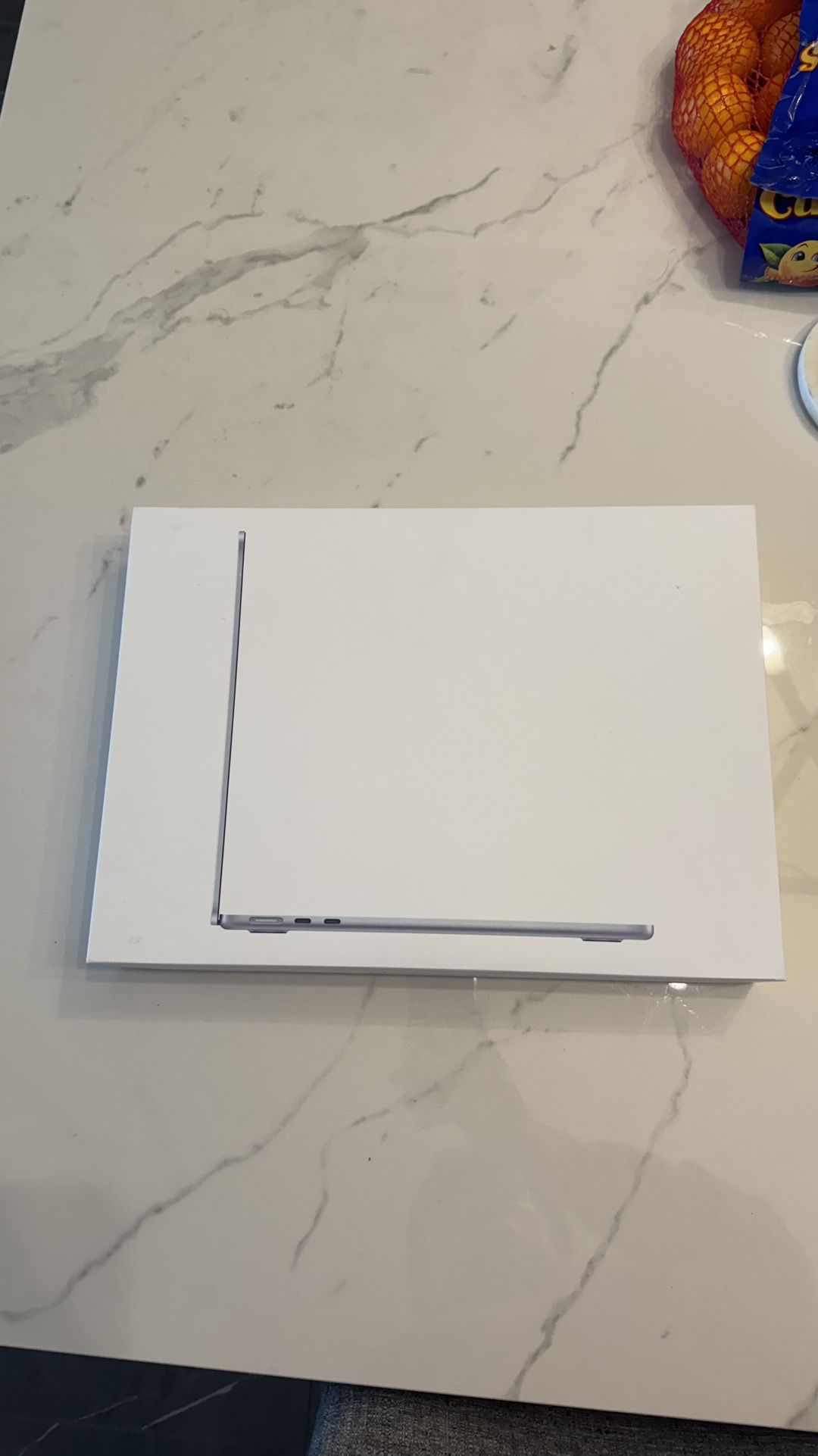 [BOX ONLY] 2025 MacBook Air (Sky Blue) empty box