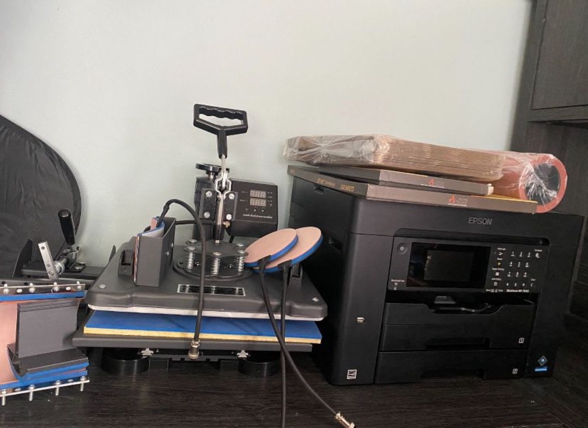 Sublimation Kit And Heat Press And Printer