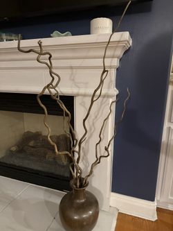 Home Decor Bronze Potted Vase