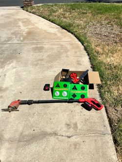 Cordless String Trimmer with Brush Cutter Blades