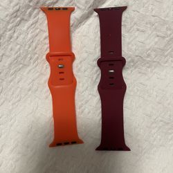 Silicone Watch Band 38mm 40mm 41mm 42mm 44mm 45mm 49mm