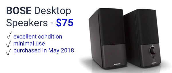 Bose Desktop Library Speakers For Sale In Los Angeles Ca Offerup