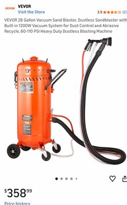 Sand Blaster Vacuum 
