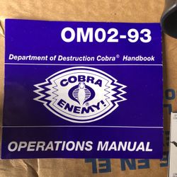 GI Joe: Vintage: Major Blood: Accessories 