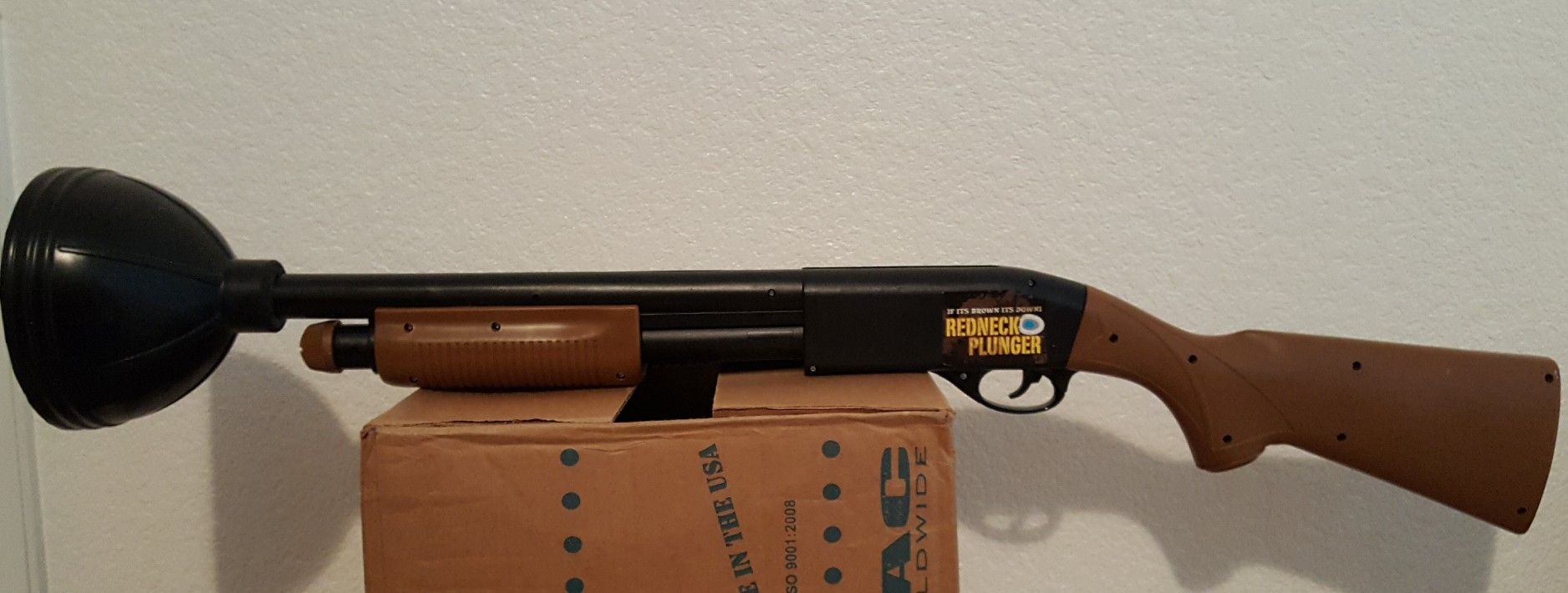 Redneck Novelty Shotgun Plunger