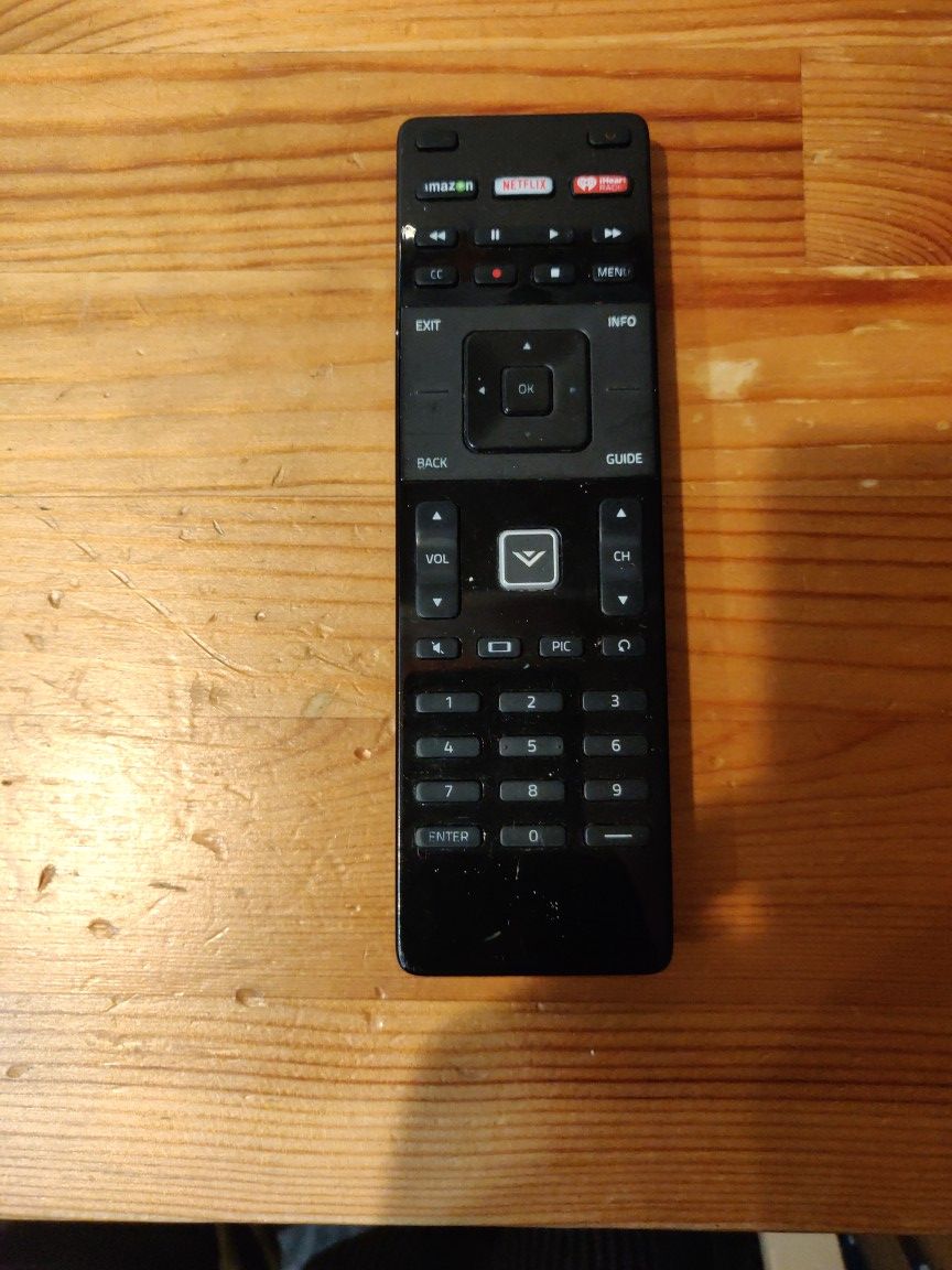 Vizio smart tv remote