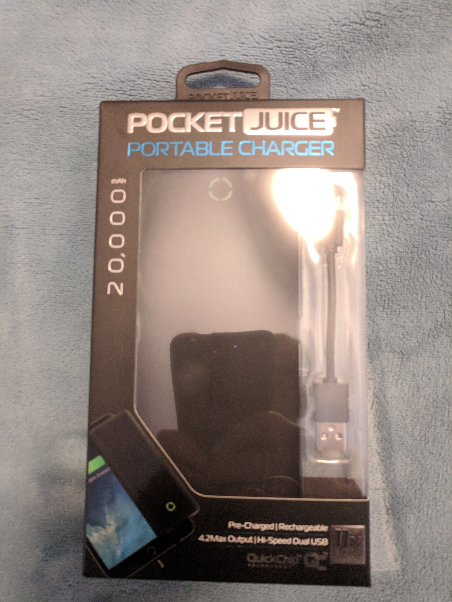 Brand New Tzumi Pocketjuice 20,000 mAh Power Bank
