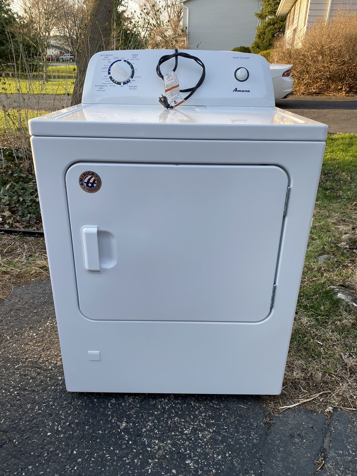 Amana Gas And Electric Dryer