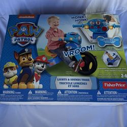 Fisher-Price PAW Patrol Lights & Sounds Tricycle for Kids Ages 2-6