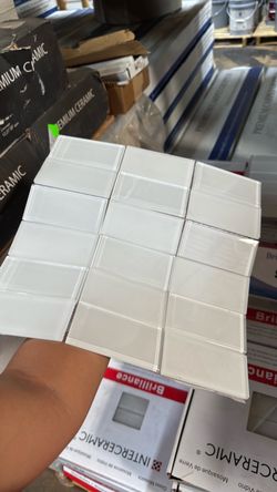 Backsplash white glass $4 sheet