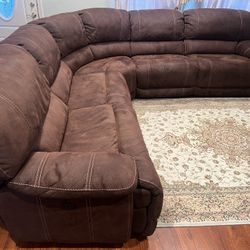 Recliner Microfiber Sectional