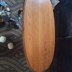 Solid wood coffee table