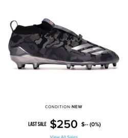 Bape X Adidas cleats size 11.5 deadstock