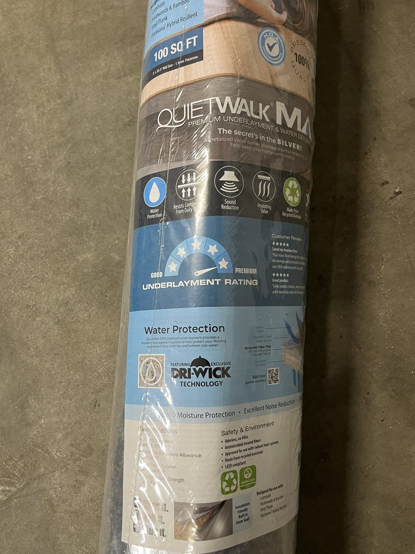 Quietwalk Max Underlayment
