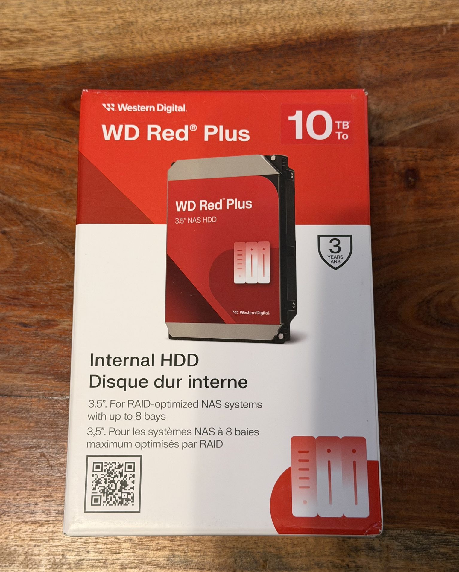 10TB  Western Digital Red Plus Internal HDD (BRAND NEW) 