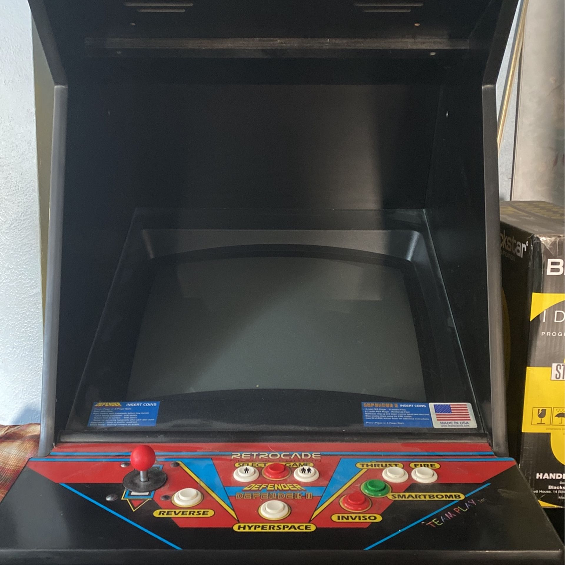 Working Defenders 1&2 Stargate Working Retro Arcade Machine 