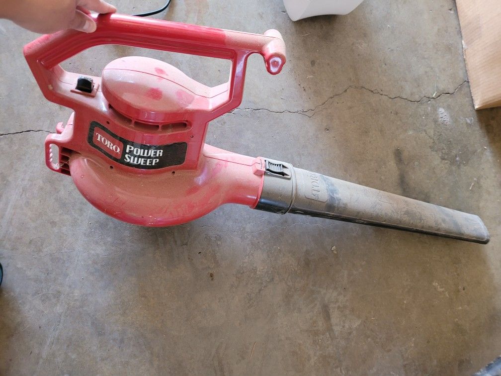 Electric Toro Blower And Weed Eater