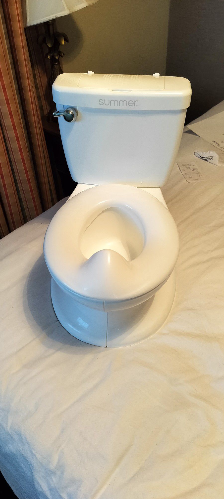 S U M M E R All White Plastic Toilet Seat Children