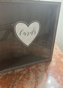 Sitting or Hanging Card Shadowbox